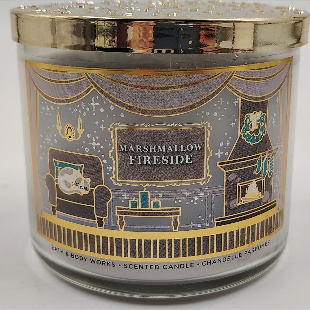 Bath & Body Works Marshmallow Fireside  Candle  Home Decor
